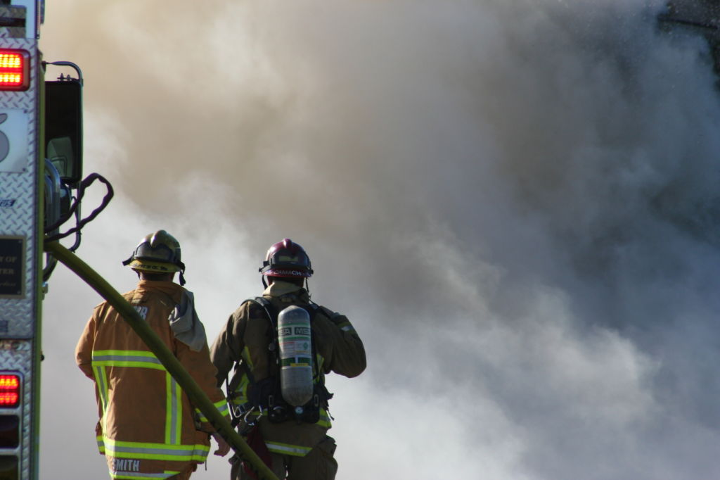 Highway 166 vehicle fire